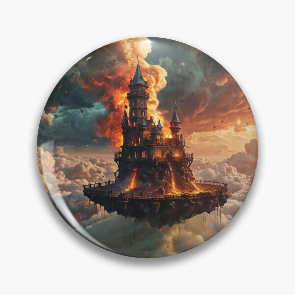 Item preview, Burning Wizards Tower designed and sold by NerdscapeDC.