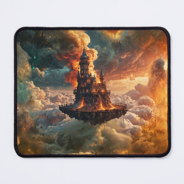 Item preview, Burning Wizards Tower designed and sold by NerdscapeDC.