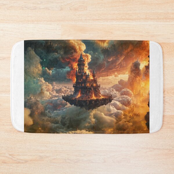 Item preview, Burning Wizards Tower designed and sold by NerdscapeDC.