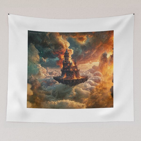 Item preview, Burning Wizards Tower designed and sold by NerdscapeDC.