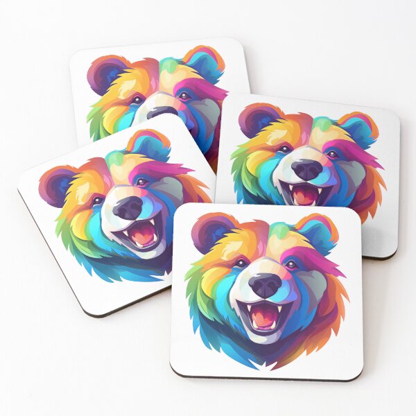Item preview, Happy smiling colored bear designed and sold by GoodThings66.
