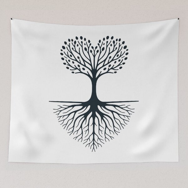 Item preview, Tree with Heart Roots designed and sold by Colorful Dreams.