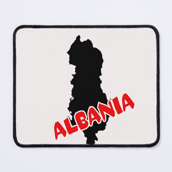 Item preview, Albania Flag Map designed and sold by AnimalsDH305.