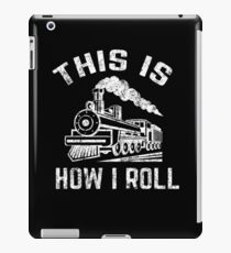 Funny Train Watcher Apparel iPad Case/Skin