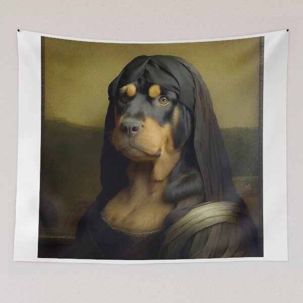 Item preview, Rottweiler as Monalisa designed and sold by 123ks.