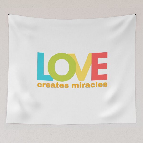 Item preview, love creates miracles designed and sold by Arafattouch.