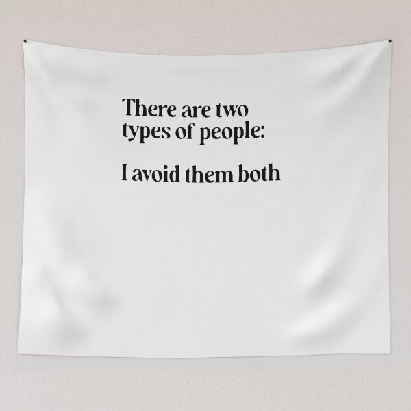 Item preview, There are two types of people: I avoid them both designed and sold by BritySpear.