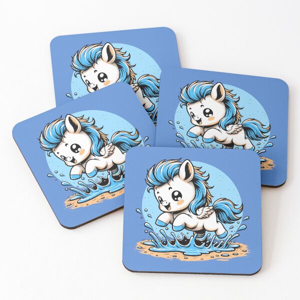 Item preview, Li'l Legends™: Pegasus Plays in a Puddle designed and sold by FabledTees.