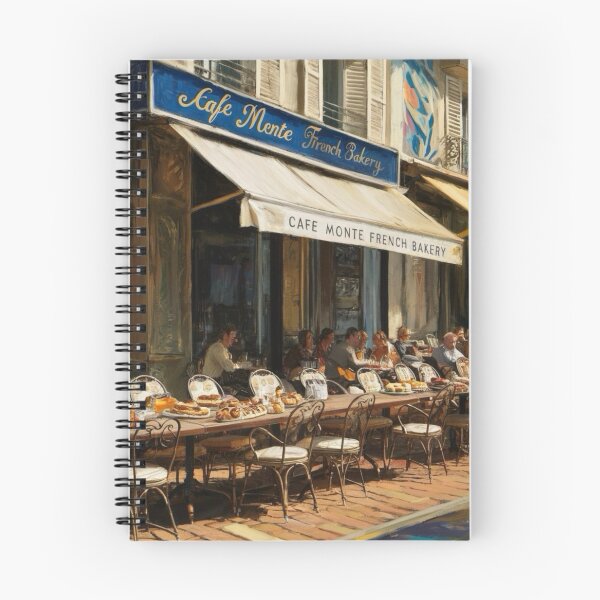 Item preview,  “Café Monte French Bakery” - Watercolor Streetscape Artwork…By Carraann designed and sold by CARRAANN.