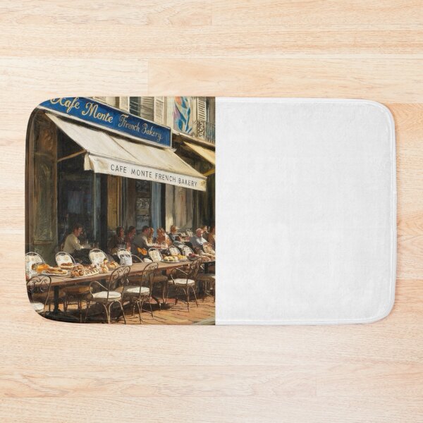 Item preview,  “Café Monte French Bakery” - Watercolor Streetscape Artwork…By Carraann designed and sold by CARRAANN.