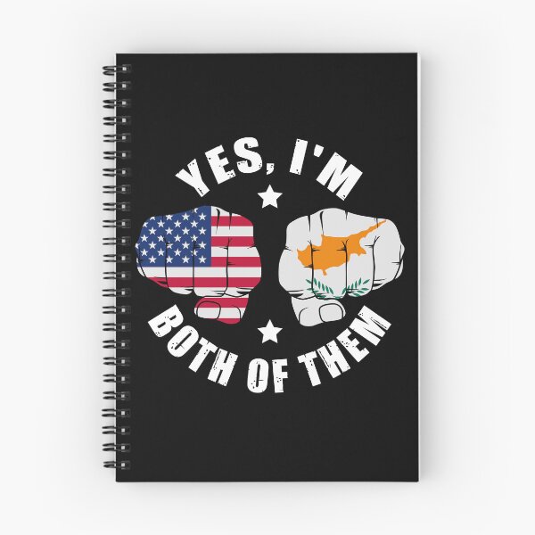Item preview, Half American Half Cypriot Flag Yes I'm Both Of Them designed and sold by OX-tright.