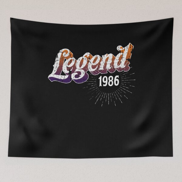Item preview, Legend 1986 80s Tee 32th Birthday Distressed Gift Idea designed and sold by roarr.