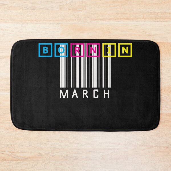 Item preview, BORN IN MARCH designed and sold by LiscaGraphicArt.