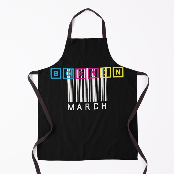 Item preview, BORN IN MARCH designed and sold by LiscaGraphicArt.