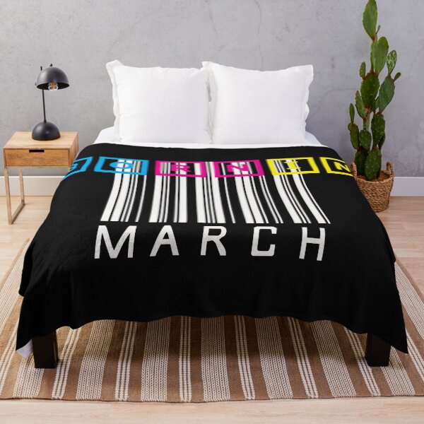 Item preview, BORN IN MARCH designed and sold by LiscaGraphicArt.
