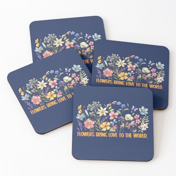 Item preview, Flowers Bring Love to the World designed and sold by bridgetscollect.