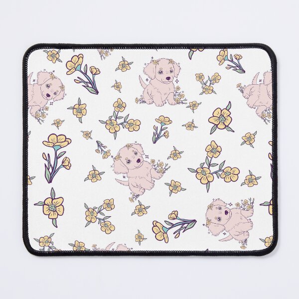 Item preview, Butterpup Buttercup puppy Seamless Pattern designed and sold by SPIRIMAL.