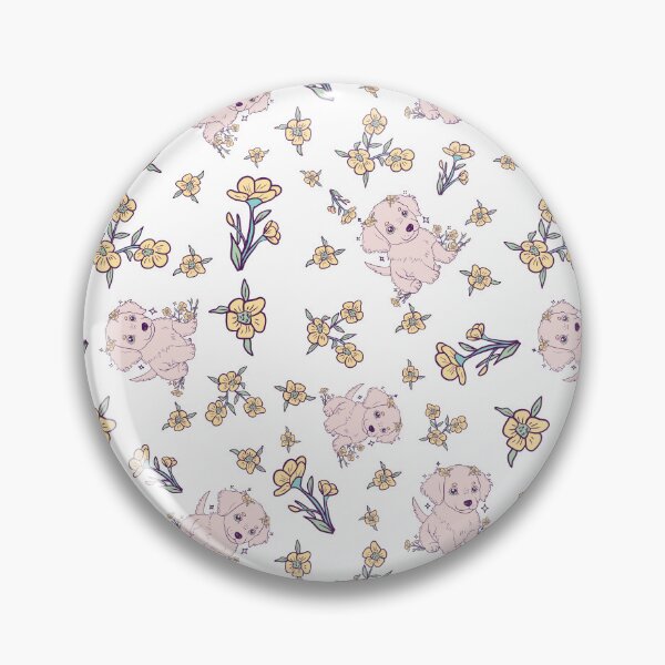 Item preview, Butterpup Buttercup puppy Seamless Pattern designed and sold by SPIRIMAL.