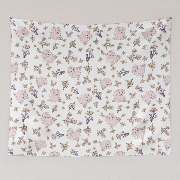 Item preview, Butterpup Buttercup puppy Seamless Pattern designed and sold by SPIRIMAL.