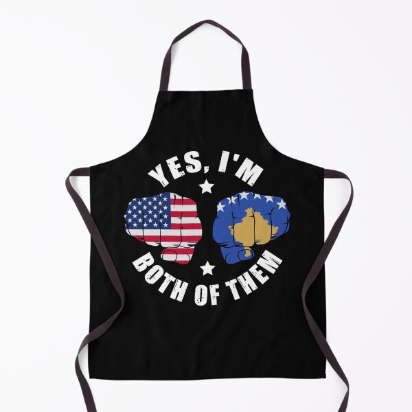 Item preview, Half American Half Kosovan Flag Yes I'm Both Of Them designed and sold by OX-tright.