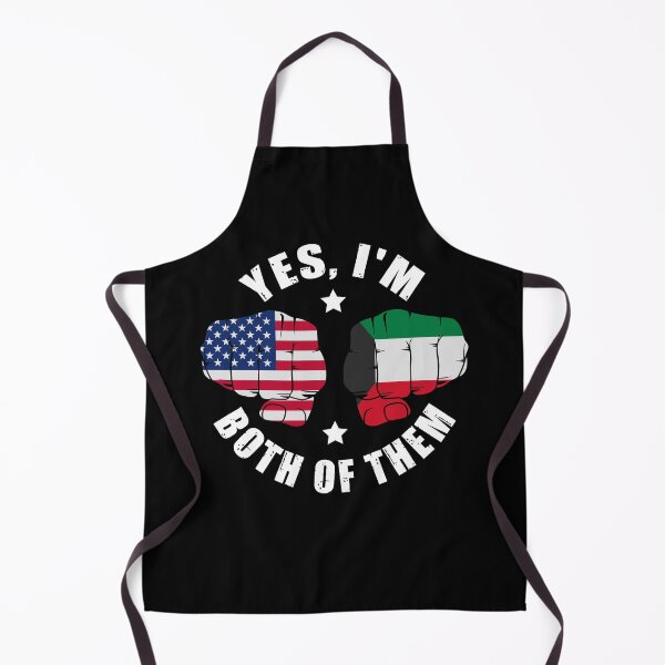 Item preview, Half American Half Kuwaiti Flag Yes I'm Both Of Them designed and sold by OX-tright.