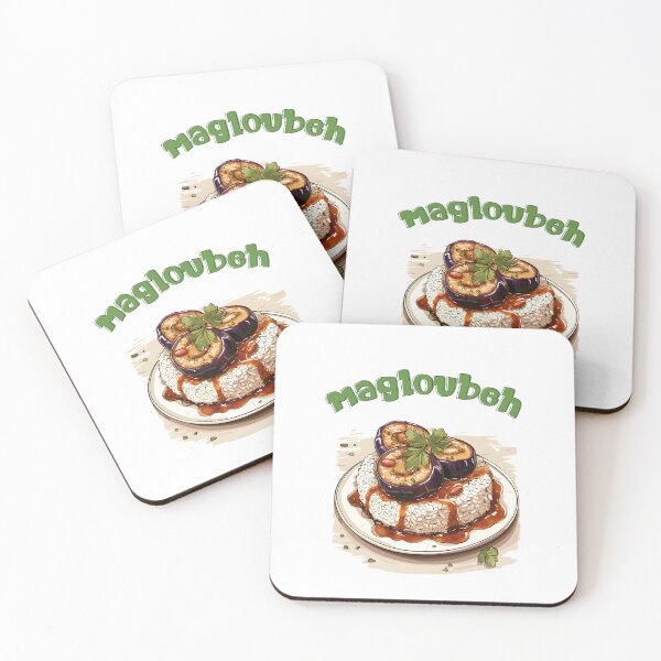 Item preview, Savor the Tradition: Experience the Richness of Levantine Cuisine with Our Authentic Magloubeh Aubergines! مقلوبة باذنجان designed and sold by FUNqoosh.