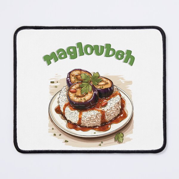 Item preview, Savor the Tradition: Experience the Richness of Levantine Cuisine with Our Authentic Magloubeh Aubergines! مقلوبة باذنجان designed and sold by FUNqoosh.