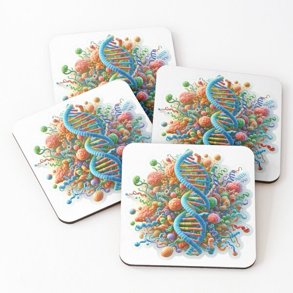 Item preview, Biotechnology Bonanza - DNA & Atoms Comic Explosion Sticker designed and sold by Molecularmerch.