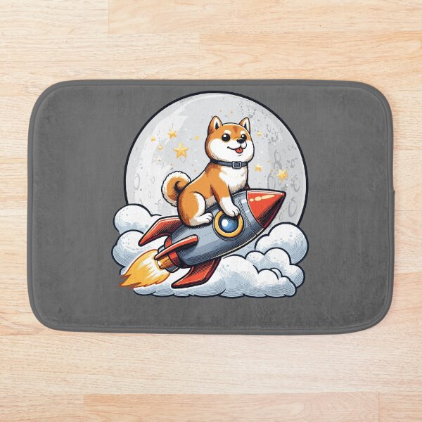 Item preview, Shiba inu vuela a la luna designed and sold by CryptoFunMerch.