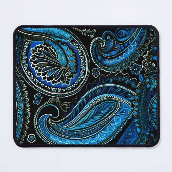Item preview, Paisley in blue print designed and sold by Juliet  Thomas.