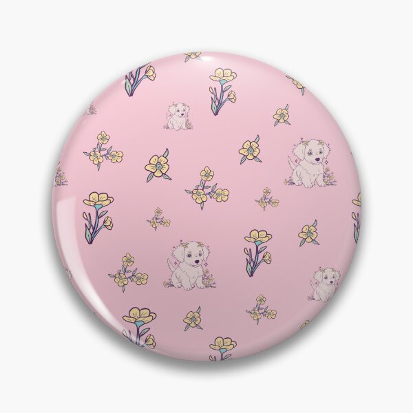Item preview, Puppy Bloom Butterpup Seamless Pattern designed and sold by SPIRIMAL.