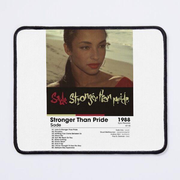 Sade - Stronger Than Pride | White Album Card