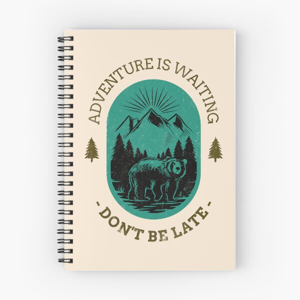 Item preview, Adventure Awaits Bear Outdoorsman designed and sold by Tiptopteess.