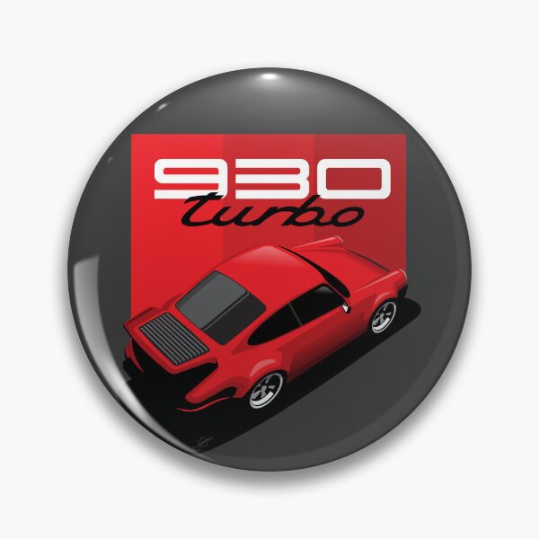Item preview, Porsche 930 Illustration Red turbo designed and sold by blackdogshop.