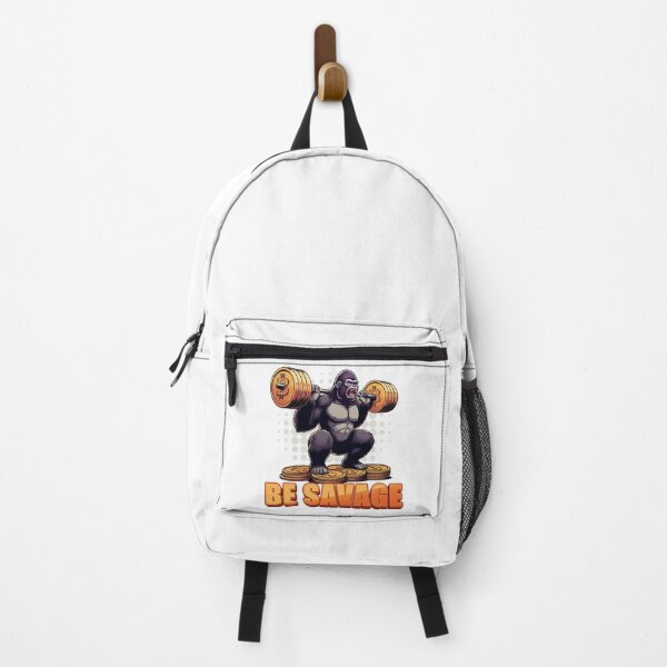 Item preview, A gorilla squatting - Be savage designed and sold by CryptoFunMerch.