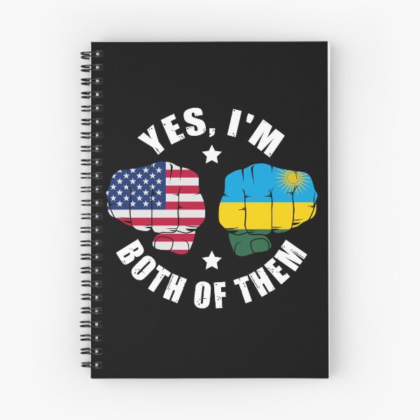Item preview, Half American Half Rwandan Flag Yes I'm Both Of Them designed and sold by OX-tright.