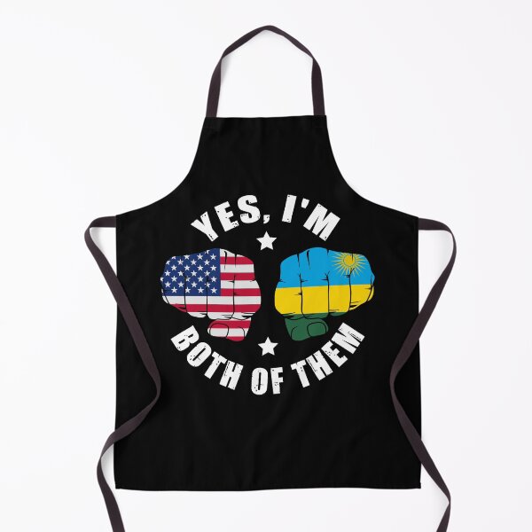 Item preview, Half American Half Rwandan Flag Yes I'm Both Of Them designed and sold by OX-tright.