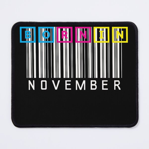 Item preview, BORN IN NOVEMBER designed and sold by LiscaGraphicArt.