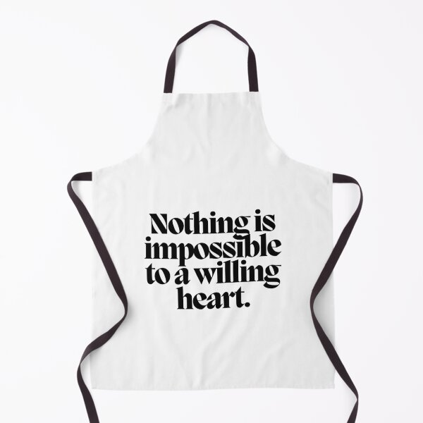 Item preview, Nothing is impossible to a willing heart.  designed and sold by CharmStudio.