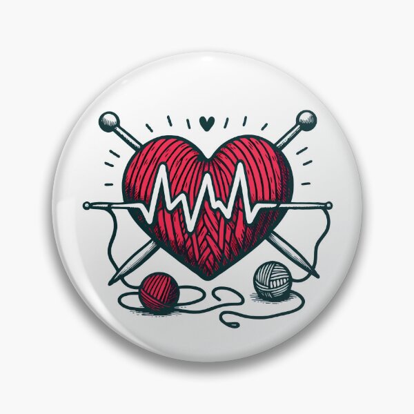 Item preview, Knitting Heartbeat designed and sold by Stick-Artistry.