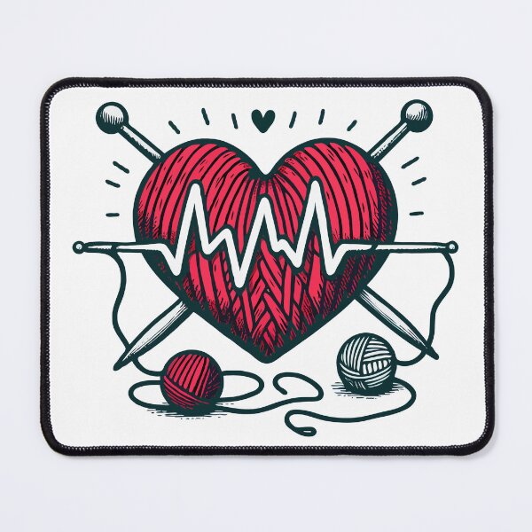 Item preview, Knitting Heartbeat designed and sold by Stick-Artistry.