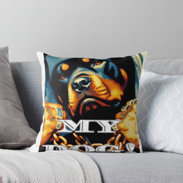 Item preview, My Dog- Pop Culture Eclectic Pop Art Rottweiler Thug designed and sold by Wolvescreate.