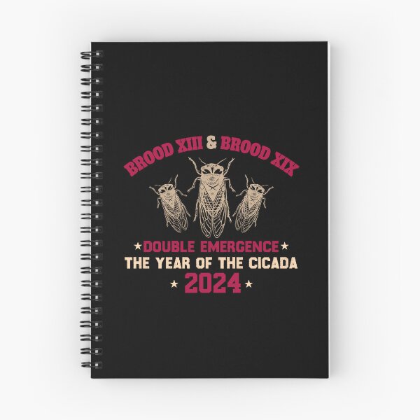 Item preview, Double Emergence, Cicada Swarm, Brood XIII & XIX The Year Of The Cicada 2024 designed and sold by ArtByKatti.