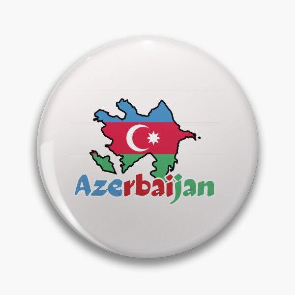 Item preview, Azerbaijan Flag Map designed and sold by AnimalsDH305.