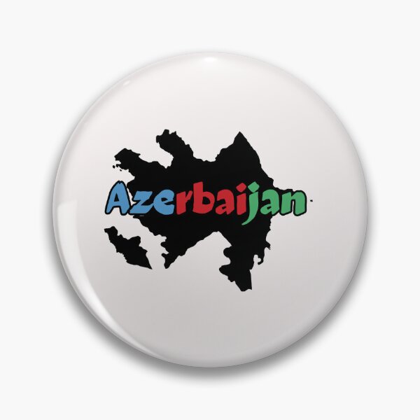 Item preview, Azerbaijan Flag Map designed and sold by AnimalsDH305.