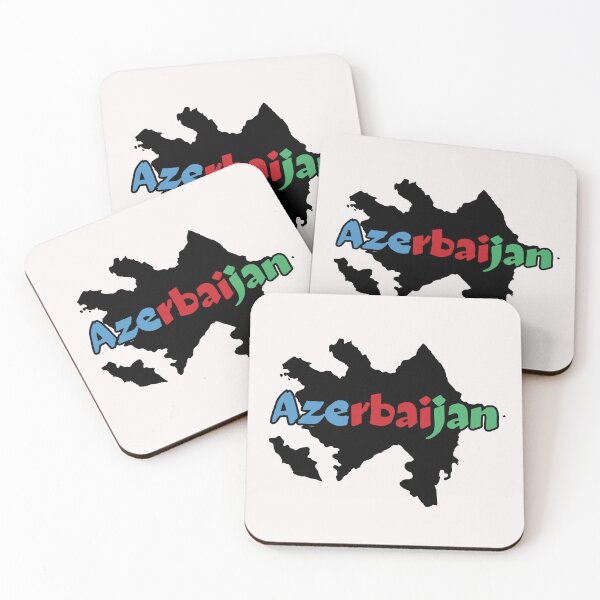 Item preview, Azerbaijan Flag Map designed and sold by AnimalsDH305.