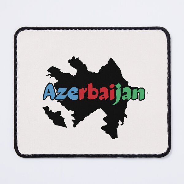 Item preview, Azerbaijan Flag Map designed and sold by AnimalsDH305.