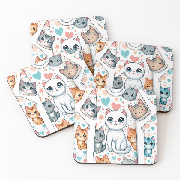 Item preview, Cute Cats Pattern Current Fashion Classic T-Shirt designed and sold by Ulykit.