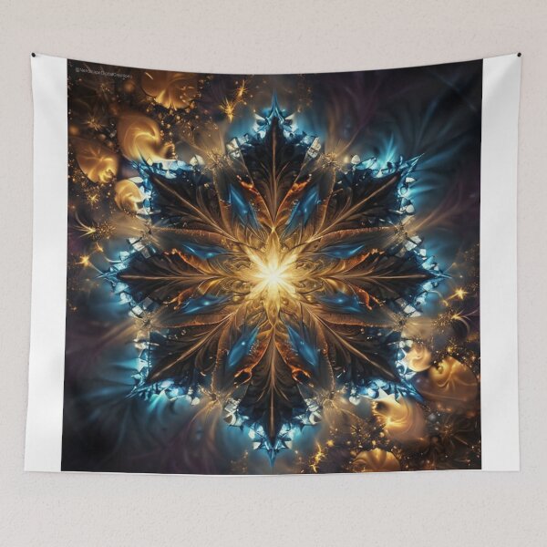 Aperçu de l'œuvre Fractal Snowflake créée et vendue par NerdscapeDC.
