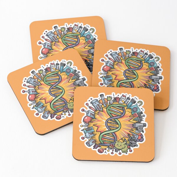 Item preview, Biotechnology Bonanza - DNA & Atoms Comic Explosion , Chemistry&fun designed and sold by Molecularmerch.